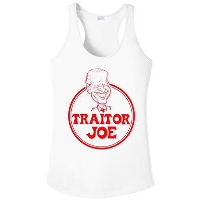 Funny Joe Biden Traitor Joe Design Ladies PosiCharge Competitor Racerback Tank