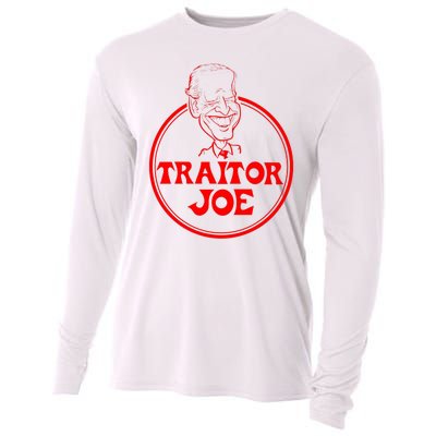 Funny Joe Biden Traitor Joe Design Cooling Performance Long Sleeve Crew