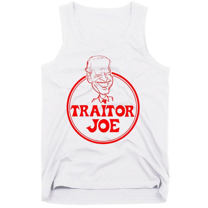 Funny Joe Biden Traitor Joe Design Tank Top