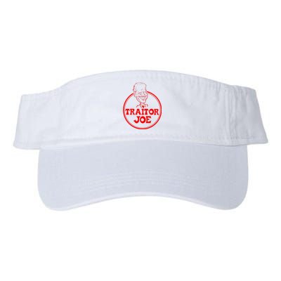 Funny Joe Biden Traitor Joe Design Valucap Bio-Washed Visor