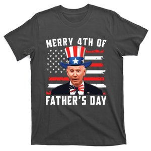 Funny Joe Biden Happy Merry 4th Of July Confused Fathers Day T-Shirt