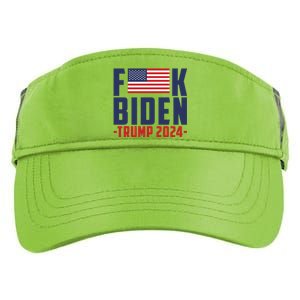 Fuck Joe Biden Donald Trump 2024 Election American Flag Adult Drive Performance Visor