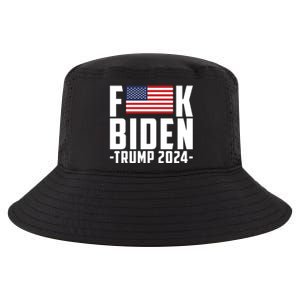 Fuck Joe Biden Donald Trump 2024 Election American Flag Cool Comfort Performance Bucket Hat