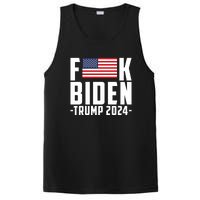 Fuck Joe Biden Donald Trump 2024 Election American Flag PosiCharge Competitor Tank