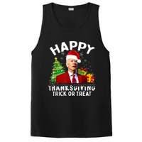 Funny Joe Biden Santa Hat Merry Thanksgiving Christmas PosiCharge Competitor Tank