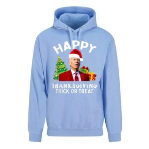 Funny Joe Biden Santa Hat Merry Thanksgiving Christmas Unisex Surf Hoodie