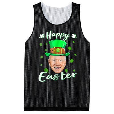 Funny Joe Biden Easter Confused St Patricks Day Mesh Reversible Basketball Jersey Tank