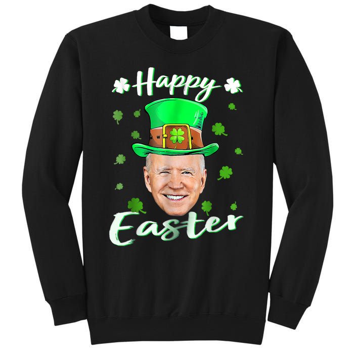 Funny Joe Biden Easter Confused St Patricks Day Tall Sweatshirt