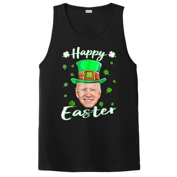 Funny Joe Biden Easter Confused St Patricks Day PosiCharge Competitor Tank