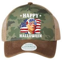 Funny Joe Biden 4th Of July Happy Halloween Legacy Tie Dye Trucker Hat