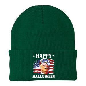 Funny Joe Biden 4th Of July Happy Halloween Knit Cap Winter Beanie