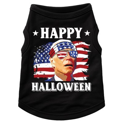 Funny Joe Biden 4th Of July Happy Halloween Doggie Tank