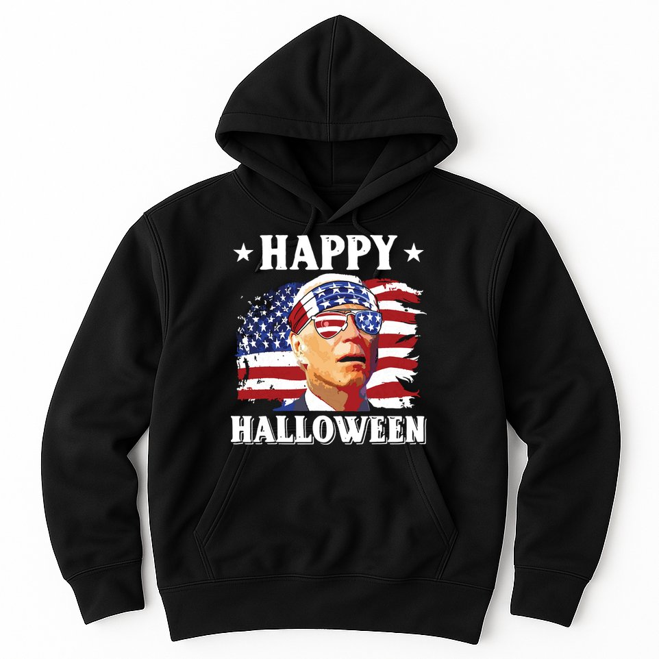Funny Joe Biden 4th Of July Happy Halloween Hoodie