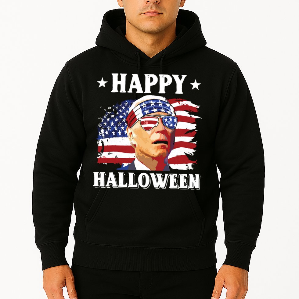 Funny Joe Biden 4th Of July Happy Halloween Hoodie
