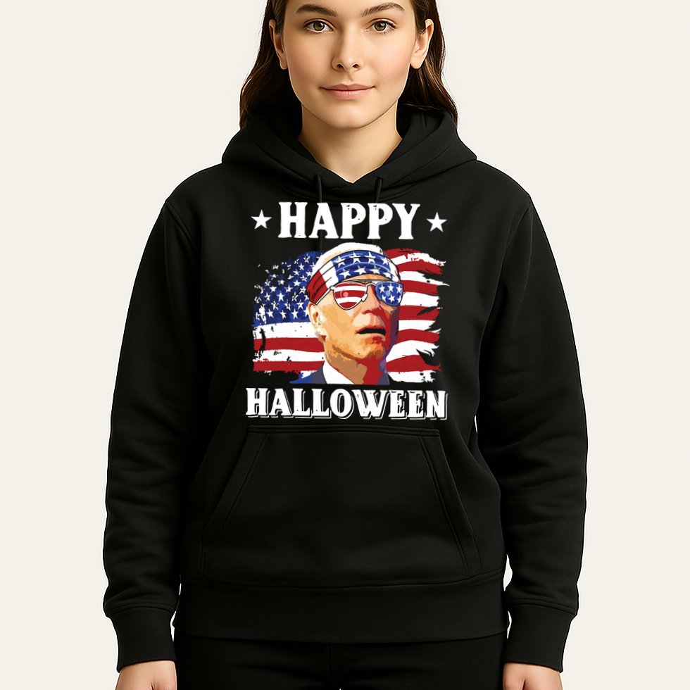 Funny Joe Biden 4th Of July Happy Halloween Hoodie
