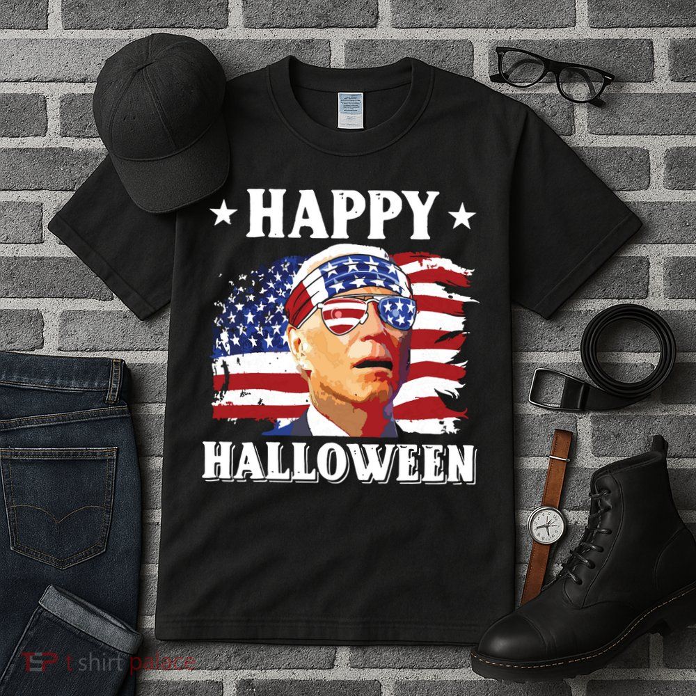 Funny Joe Biden 4th Of July Happy Halloween Tall T-Shirt
