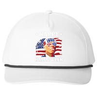 Funny Joe Biden 4th Of July Happy Halloween Snapback Five-Panel Rope Hat