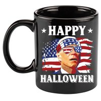 Funny Joe Biden 4th Of July Happy Halloween 11oz C Handle Ceramic Mug