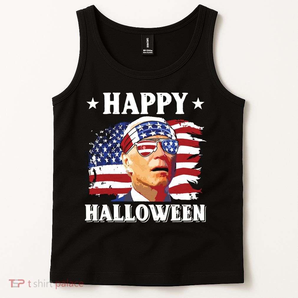Funny Joe Biden 4th Of July Happy Halloween Tank Top