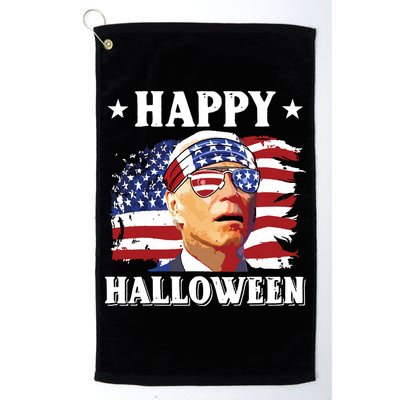 Funny Joe Biden 4th Of July Happy Halloween Golf Towel