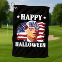 Funny Joe Biden 4th Of July Happy Halloween Golf Towel