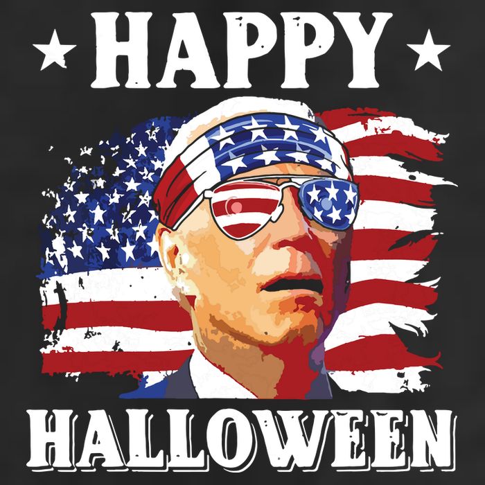 Funny Joe Biden 4th Of July Happy Halloween Golf Towel