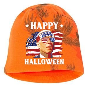 Funny Joe Biden 4th Of July Happy Halloween Kati - Camo Knit Beanie