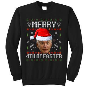 Funny Joe Biden Happy 4th Of Easter Ugly Christmas Sweater Sweatshirt