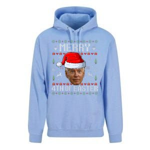 Funny Joe Biden Happy 4th Of Easter Ugly Christmas Sweater Unisex Surf Hoodie