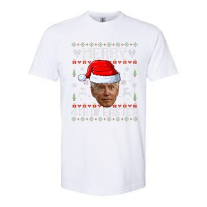 Funny Joe Biden Happy 4th Of Easter Ugly Christmas Sweater Softstyle CVC T-Shirt