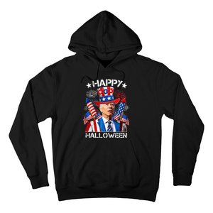 Funny Joe Biden 4th Of July Happy Halloween Firework Hoodie