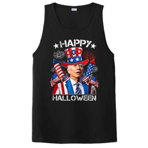 Funny Joe Biden 4th Of July Happy Halloween Firework PosiCharge Competitor Tank