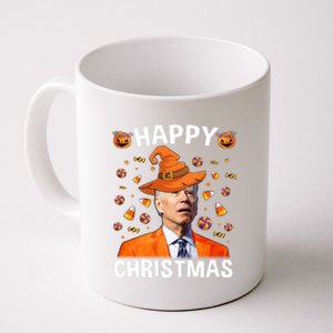 Funny Joe Biden Happy Halloween Happy Christmas Coffee Mug