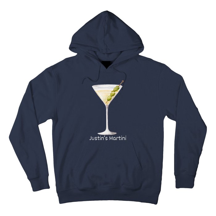 Funny Justin’S Big Martini Drinking Humor Party Hoodie