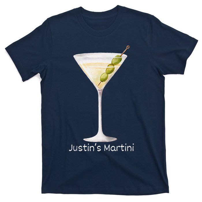 Funny Justin’S Big Martini Drinking Humor Party T-Shirt