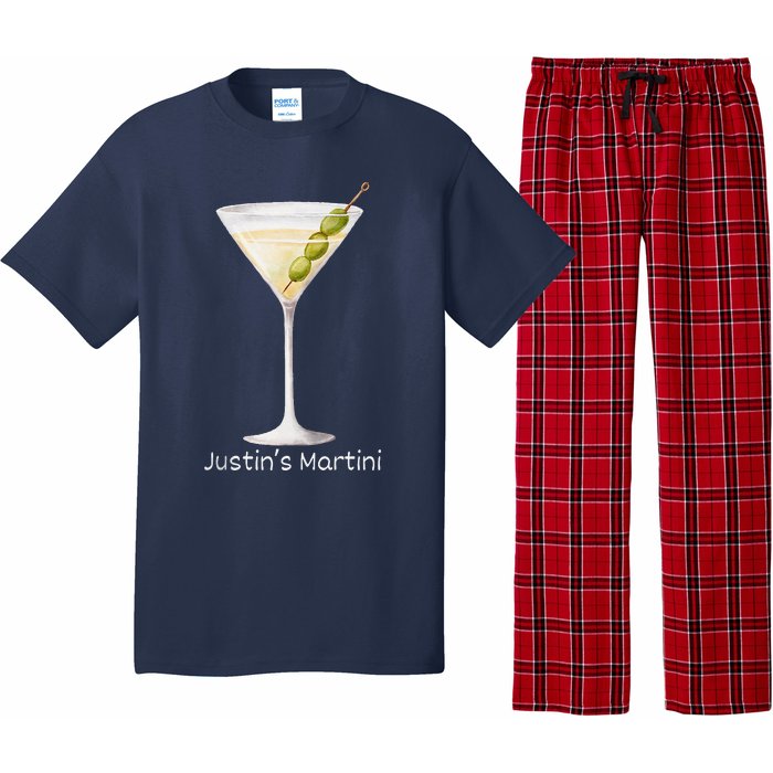 Funny Justin’S Big Martini Drinking Humor Party Pajama Set