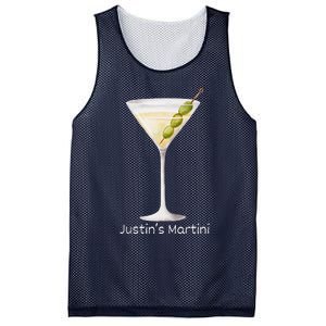 Funny Justin’S Big Martini Drinking Humor Party Mesh Reversible Basketball Jersey Tank