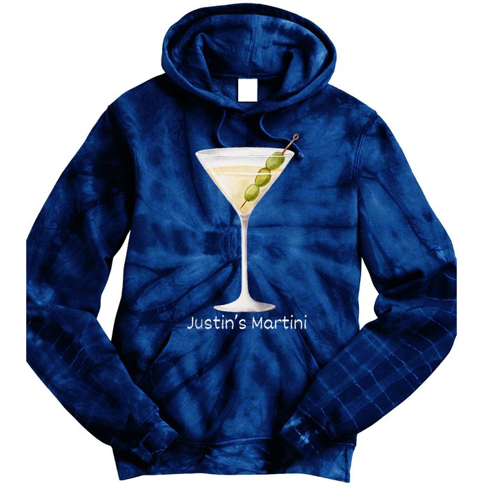 Funny Justin’S Big Martini Drinking Humor Party Tie Dye Hoodie