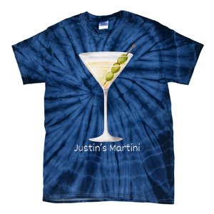 Funny Justin’S Big Martini Drinking Humor Party Tie-Dye T-Shirt