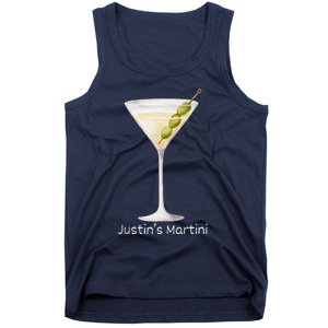 Funny Justin’S Big Martini Drinking Humor Party Tank Top