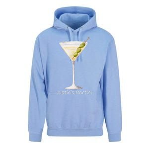 Funny Justin’S Big Martini Drinking Humor Party Unisex Surf Hoodie