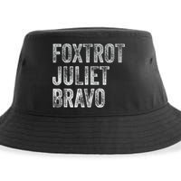Foxtrot Juliet Bravo Sustainable Bucket Hat