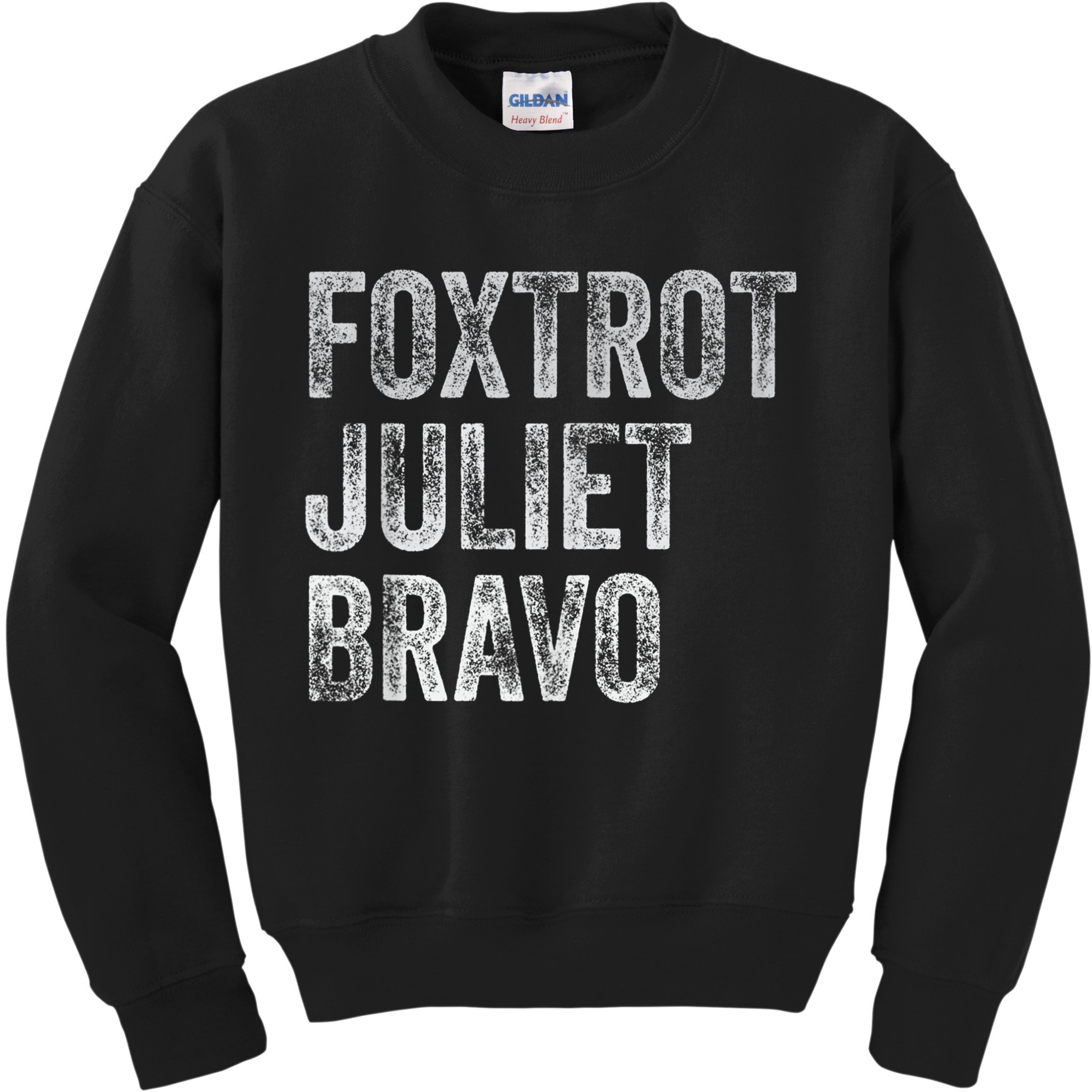 Foxtrot Juliet Bravo Kids Sweatshirt