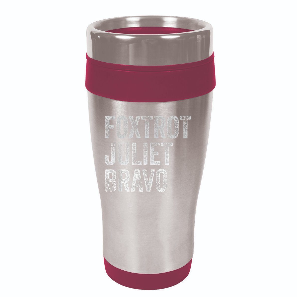 Foxtrot Juliet Bravo 16oz Travel Tumbler