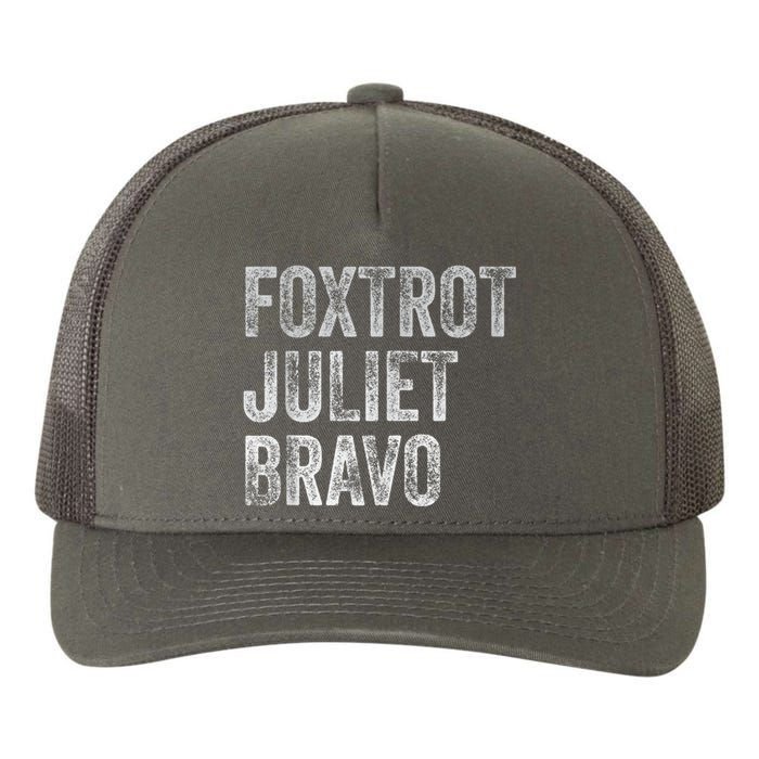 Foxtrot Juliet Bravo Yupoong Adult 5-Panel Trucker Hat