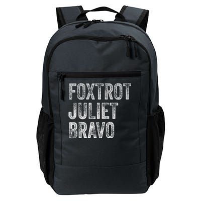 Foxtrot Juliet Bravo Daily Commute Backpack