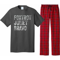 Foxtrot Juliet Bravo Pajama Set