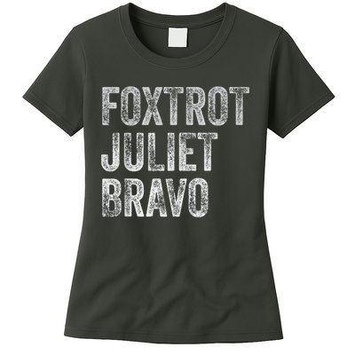 Foxtrot Juliet Bravo Womens T-Shirt