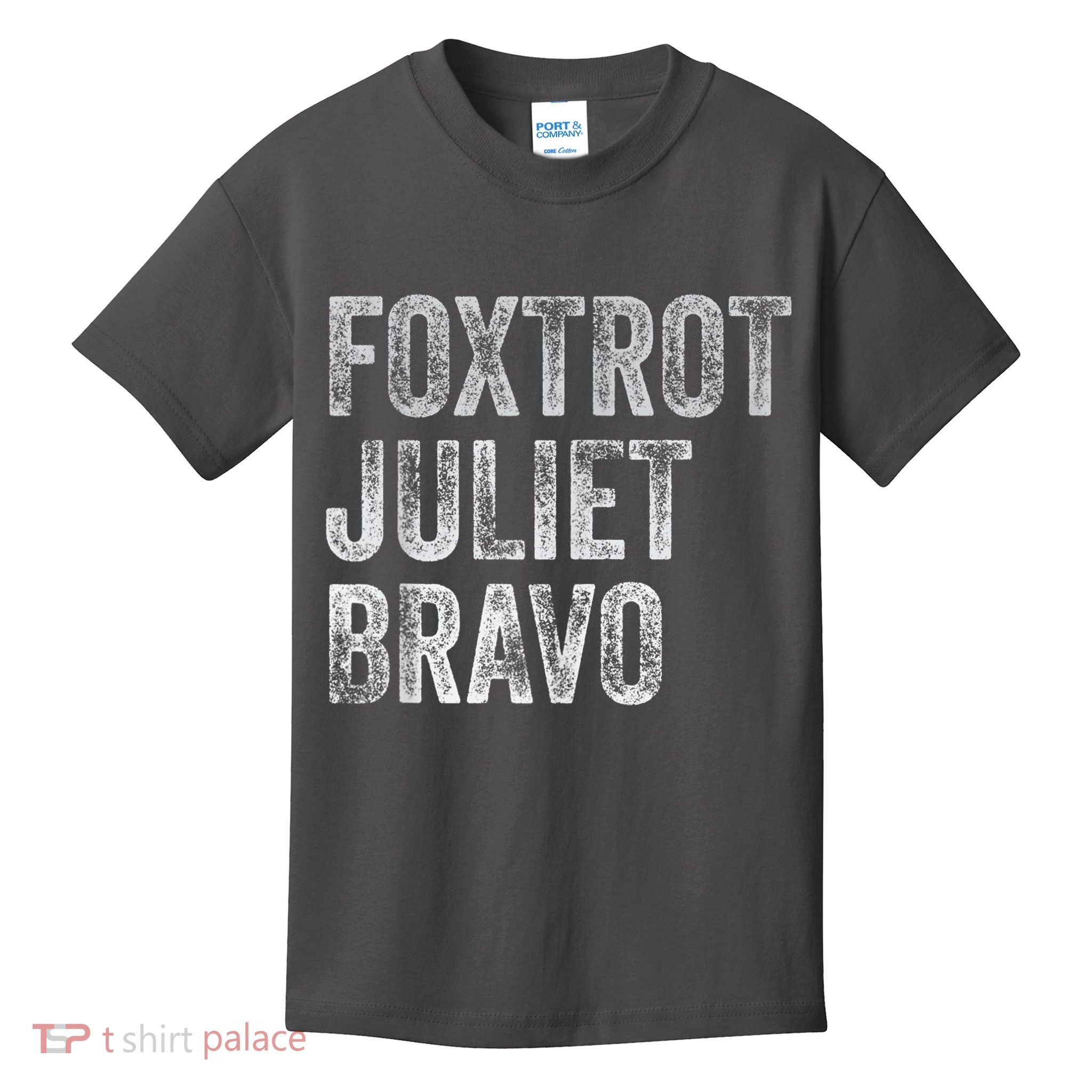 Foxtrot Juliet Bravo Kids T-Shirt