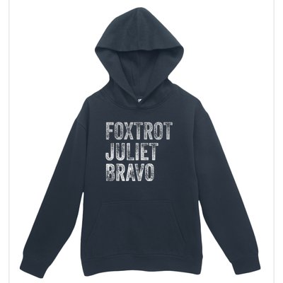 Foxtrot Juliet Bravo Urban Pullover Hoodie